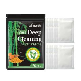 Ximonth Bamboo Charcoal Cleansing Pad For Deep Cleansing, Physical And Mental Stress And Aiding Sleep With A Foot Massage Pad