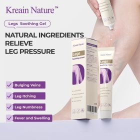 Kreain Nature 4 Varicose Vein Treatment Cream Nature Ingredients Relieve Leg Pressure Centella Asiatica Root Extract (Option: Default)